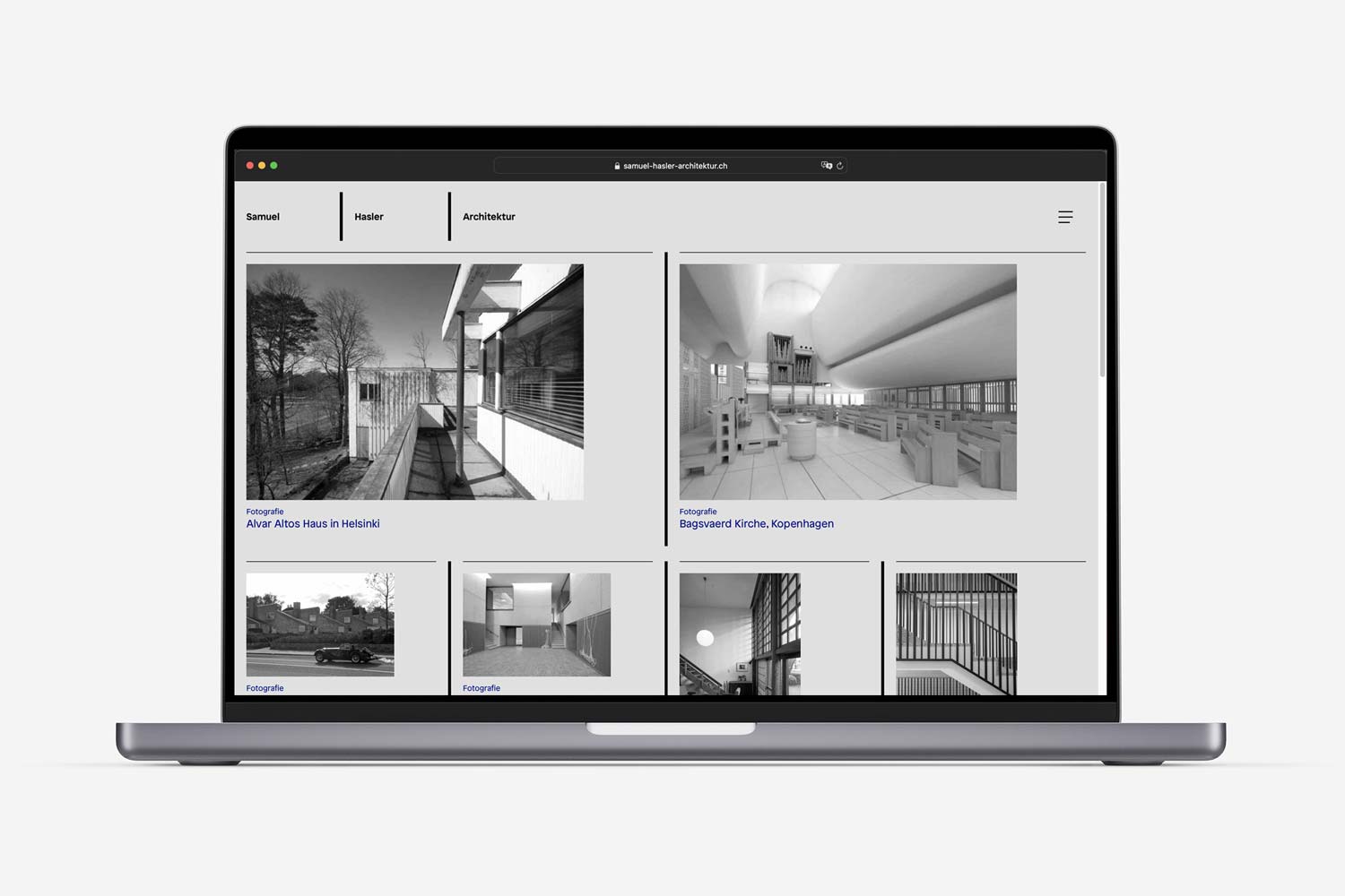 Übersichtsseite SHA Journal auf einem Laptop